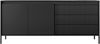 AX LIVING Trentinis 187 2T3S Schwarze große Kommode 187,1 cm breit Bild 2