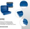 Cofi Brotdosen 3er-Set – Lunchbox / Frühstücksbox – BPA-frei, spülmaschinenfest, stapelbar, 1600 ml Blau-Grau Bild 4