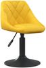 vidaXL Esszimmerstühle 4 Stk. Drehbar Senfgelb Samt 3088798 Bild 3