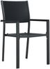 vidaXL Gartenstühle 2 Stk. Schwarz Kunststoff Rattan-Optik 47889 Bild 2