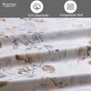 Buymax Bettwäsche Almira, Renforcé, 4 teilig, Bettwäsche-Set Bett- und Kopfkissenbezug mit Reißverschluss 155x220 cm Bild 2