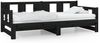 vidaXL Tagesbett Ausziehbar Schwarz Massivholz Kiefer 2x(90x190) cm [820296] Bild 2