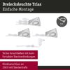 Paulmann 92125 LED Unterschrankleuchte Trias Näherungsensor 3er-Set 3000K eisen gebürstet Bild 4