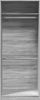 vidaXL Kleiderschrank Grau Sonoma 80x50x200 cm Holzwerkstoff 3307797 Bild 4