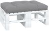 vidaXL Palettenkissen Grau 120x80x12 cm Stoff 360514 Bild 3