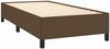 Bettgestell Dunkelbraun 80x200 cm Stoff [347021] Bild 3