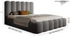 Goldstoff Polsterbett mit Bettkasten - LOFT inkl. Lattenrost und hohem Kopfteil (140x200 160x200 180x200 200x200 cm - mit gepolstertem Kopfteil, Doppelbett - Designerbett - Wolkenbett), Erhältlich in 4 Größen Bild 3