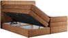 Boxspringbett, Polsterbett, Bett, Schlafzimmer - ERNI-KING - 160x200cm - Orange Stoff - H4 Bild 4