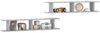 vidaXL Wandregale 2 Stk. Betongrau 105x18x20 cm Holzwerkstoff 807209 Bild 3