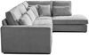 Beautysofa Ecksofa mit dekorativen Kissen PARMA, im modernes Design, klassische Polsterecke inklusive Wellenfedern Bild 4