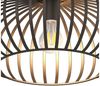 Deckenleuchte Deckenlampe Metallschirm Rostfarben Rund 63270111 Bild 3