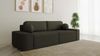 Sofa Oval mit Schlaffunktion | Bettkasten |verschiedene Farben erhältlich Bild 2