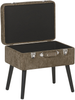 Hocker beige Cord MALLARD Bild 5