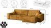 Kaiser Möbel Ecksofa mit schlaffunktion und bettkasten, BEST XL stoff Poso, Quelle, Verita, Mit Bettfunktion und Bettzeugfach Bild 2