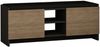 Schuhschrank, 'Zulla', 43 x 37 x 110, Anthrazit, Eiche Bild 3