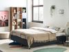 Verstellbares Bett ohne Kopfteil DUKE 160 x 200 cm Stoff Dunkelgrau Bild 3
