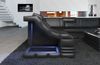 Couch Bianchi L Form in Leder - Echtleder - schwarz - Links Bild 4