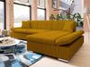 'Malwi' Ecksofa Cord, Braun, 76 x 161 x 278 cm, Rechts Bild 2