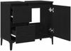 vidaXL Badezimmerschrank mit Tür Schwarz Eichen-Optik 65 x 33 x 60 cm 862812 Bild 5