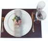 Freeform Duo Platz-Set 40x30 cm Pflaume / Elfenbein Bild 2