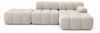 Kaiser Möbel Ecksofa modular mit Hocker, Sofa L-Form, Bouclé-Stoff Abriamo, Selia, Ecksofa mit Hocker, Modernes Design,Weiche, abgerundete Form,Hoher Sitzkomfort Bild 2