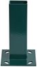 Pfostenträger Aufschraubhülse 10er Set 40x60 mm Doppelstabmatten Zaun Grün Bild 3