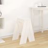 vidaXL Hocker 2 Stk. Weiß 40x40x60 cm Massivholz Kiefer 823665 Bild 3