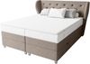 99rooms Hermes Boxspringbett 180x200 cm Velours SORO Beige Bonell-Federung Bild 4