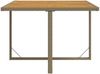 vidaXL Gartentisch Beige 109x107x74 cm Poly Rattan & Massivholz Akazie 316791 Bild 5