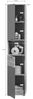 Xonox 'Mason' Hochschrank, Holz natur / grau, 190 x 34 x 37 cm Bild 4