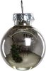 TrendLine Christbaumkugeln 24 Kugeln Ø 2,5 cm Glas Silber Weihnachtskugeln Bild 2