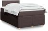 vidaXL Boxspringbett mit Matratze Dunkelbraun 120x200 cm Stoff 3287419 Bild 1