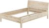 Metallfreies Doppelbett Holzbett Zirbe massiv 140x200 mit wählbarem Zubehör V-60.95-14ohne Zubehör Bild 3