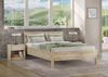 Metallfreies Doppelbett Holzbett Zirbe massiv 140x200 mit wählbarem Zubehör V-60.95-14ohne Zubehör Bild 2
