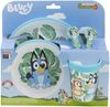 Bluey Teller-Set –Mikrowellengeeignet 5-teiliges Kindergeschirr mit rutschfestem Boden Bild 2