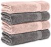 Komfortec Handtuch Set 100% Baumwolle, 470 g/m², Frottee (Set, 4-St), Handtücher 50x100 cm Set, Weich Bild 5