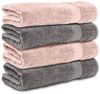 Komfortec Handtuch Set 100% Baumwolle, 470 g/m², Frottee (Set, 4-St), Handtücher 50x100 cm Set, Weich Bild 4
