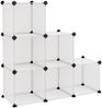 vidaXL Regalsystem mit 6 Würfeln Transparent PP 340552 Bild 2