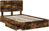 vidaXL Aufbewahrungsbett Geräucherte Eiche 135 x 190 cm Holzwerkstoff 3412697 Bild 5