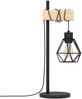 Eglo Tischleuchte Townshend 5 schwarz braun 50 x 15,5 x 22 cm Bild 3