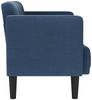 vidaXL Zweisitzer-Sofa Blau 111 cm Stoff 4100566 Bild 4