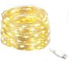 Salcar LED-Lichterkette 10m LED Lichterkette Outdoor Indoor USB Kupferdraht Weihnachtsdeko, Warmweiß Bild 5