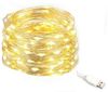 Salcar LED-Lichterkette 10m LED Lichterkette Outdoor Indoor USB Kupferdraht Weihnachtsdeko, Warmweiß Bild 4