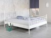 Einrichten24 Metallbett Sara weiß / Kupfer gewischt, 90x200 cm Bild 2