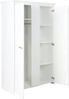 roba Kleiderschrank 'Anton' 2-türig - Holzgriffe aus Buche - Schrank für Baby- & Kinderzimmer - Weiß Bild 5