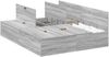vidaXL Aufbewahrungsbettgestell Graues Sonoma 140 x 200 cm 3335378 Bild 2