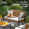 PHI VILLA Gartenlounge-Set, (4 Personen Outdoor Lounge Möbel Gartensofa, mit 1 x 2-Sitzer Sofa, 2 x Sessel und 1 x Tisch), Gartenmöbel Balkonmöbel Set Bild 3