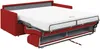 Schlafsofa 4-Sitzer CALIFE - Stoff - Rot - Liegefläche: 160 cm - Matratzenhöhe: 14 cm Bild 4