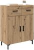 vidaXL Sideboard Artisan-Eiche 69,5 x 34 x 90 cm Holzwerkstoff 882282 Bild 3