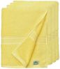 leevitex® Handtuch 4er_HT_Gelb, 50 x 100 cm, hochwertig verarbeitet & fusselfrei Bild 2
